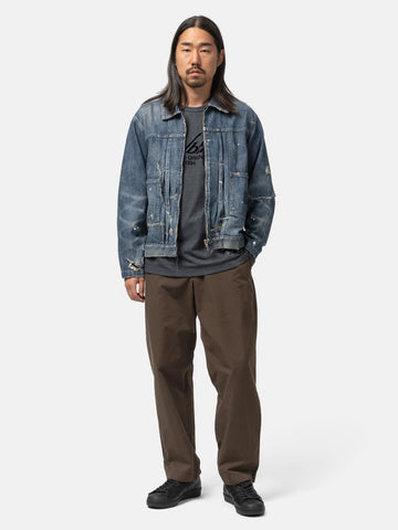 Neighborhood Savage LW Denim Zip Jacket Indigo, Denim Jackets