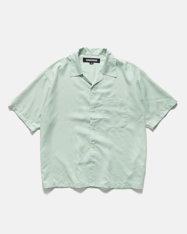 Neighborhood Solid-Color Hawaiian Shirt SS Mint, Shirts