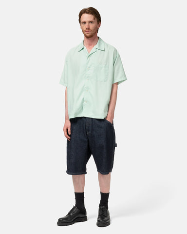 Neighborhood Solid-Color Hawaiian Shirt SS Mint, Shirts