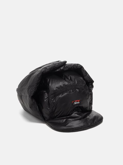 Nanga Mountain Lodge Down Ear Flap Cap Black, Hats