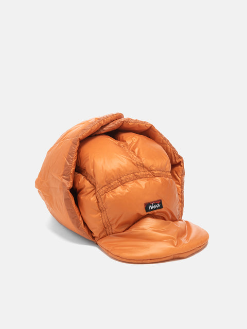 Nanga Mountain Lodge Down Ear Flap Cap R. Orange, Hats
