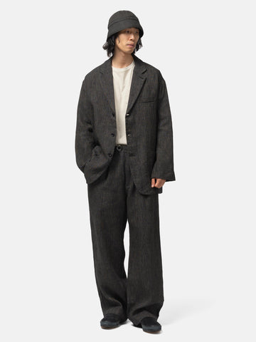 Needles Belted Pant - Linen Wool Twill Black, Pants