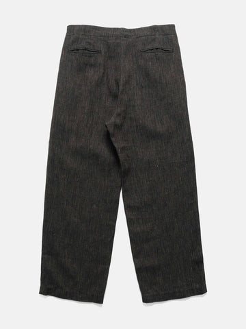 Needles Belted Pant - Linen Wool Twill Black, Pants