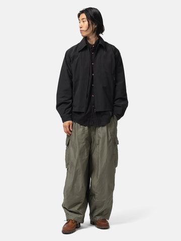 Needles CB Gasset Sports Jacket - PE/C Typewriter Black, Jackets
