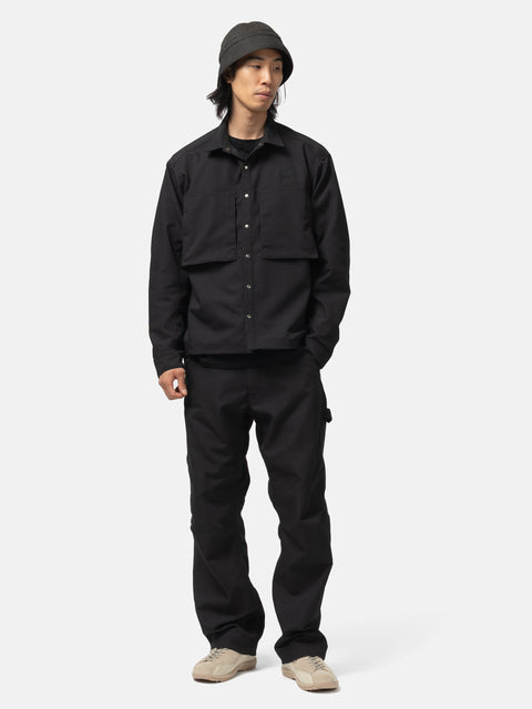 Needles Extreme Shirt - Poly Stretch Oxford Black, Shirts
