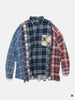 Needles Flannel Shirt -> 7 Cuts Wide Shirt Assorted, Shirts