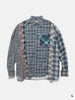 Needles Flannel Shirt -> 7 Cuts Wide Shirt Assorted, Shirts