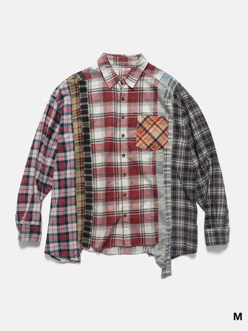 Needles Flannel Shirt -> 7 Cuts Wide Shirt Assorted, Shirts