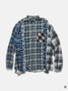 Needles Flannel Shirt -> 7 Cuts Wide Shirt Assorted, Shirts
