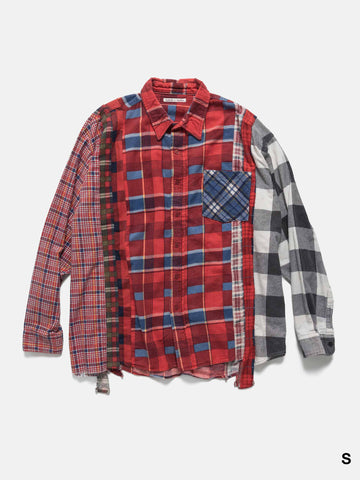 Needles Flannel Shirt -> 7 Cuts Wide Shirt Assorted, Shirts