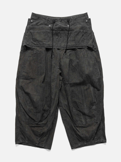 Needles H.D. Apron Painter Pant - C/L Canvas / Sumi Dye Black, Pants