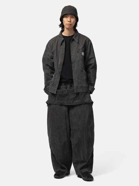 Needles H.D. Apron Painter Pant - C/L Canvas / Sumi Dye Black, Pants