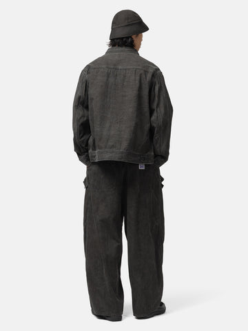 Needles H.D. Apron Painter Pant - C/L Canvas / Sumi Dye Black, Pants