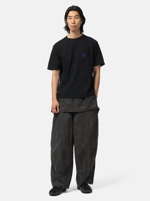 Needles S/S Pocket Tee - Cotton Jersey Black, T-Shirts