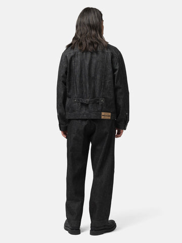 Neighborhood Denim Tuck Pants Black, Pants