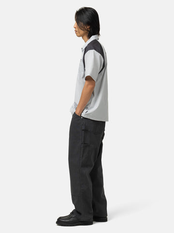 Neighborhood Double Knee Duck Pants Black, Pants