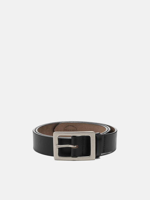 Neighborhood Leather Belt Black, Belts