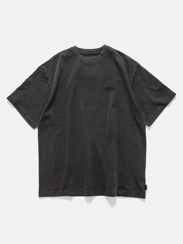 Neighborhood Pigment Dyed Crewneck SS Black, T-Shirts