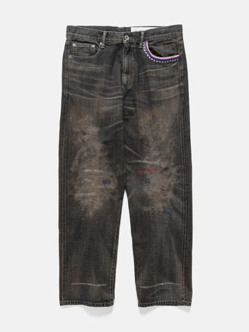 Neighborhood Savage Denim Dp Basic Pants Black, Jeans