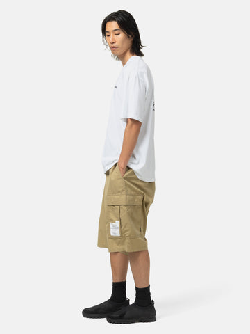 Neighborhood Wide Cargo Short Pants Beige, Shorts