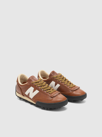 New Balance Gator Run Brogue Leather Bark/Linen, 