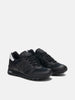 three quarter shot of the New Balance x WTAPS MiUSA 1300 Black