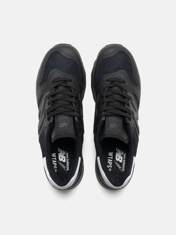 Above shot of New Balance x WTAPS MiUSA 1300 Black