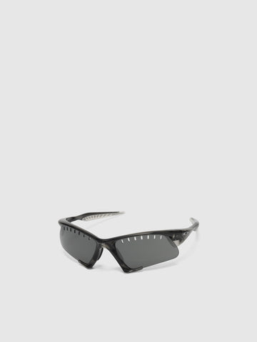 Oakley x Satisfy Suture Jacket Grey Smoke w/ Prizm Black Vented, Sunglasses