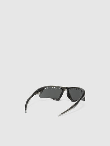 Oakley x Satisfy Suture Jacket Grey Smoke w/ Prizm Black Vented, Sunglasses