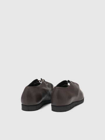 PETROSOLAUM Drawstring Soft Calf Dark Brown, Shoes