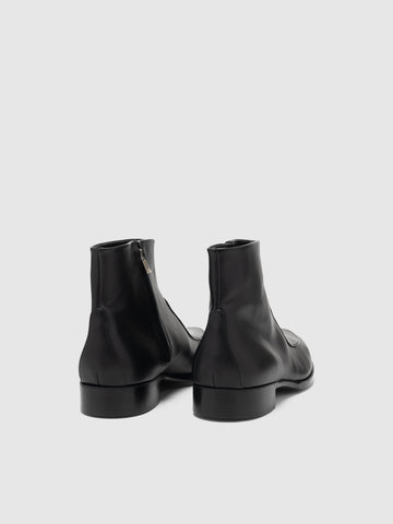 PETROSOLAUM Side Zip Boots Oil Soft Kip Black, Boots