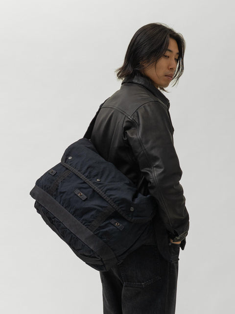 PORTER Crag Messenger Bag (L) Navy, Shoulder Bags