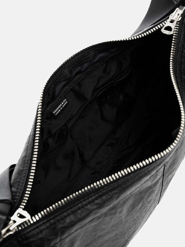 PORTER FREESTYLE Dyneema Leather Shoulder Bag Black #1, Shoulder Bags
