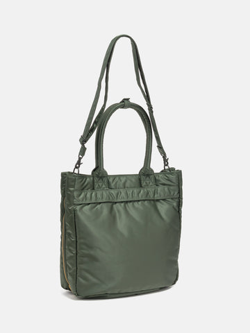 PORTER TANKER Carrying Tote Bag Sage Green, Tote Bags