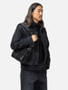 PORTER TANKER Sling Bag w/ Zip (L) Black, Shoulder Bags