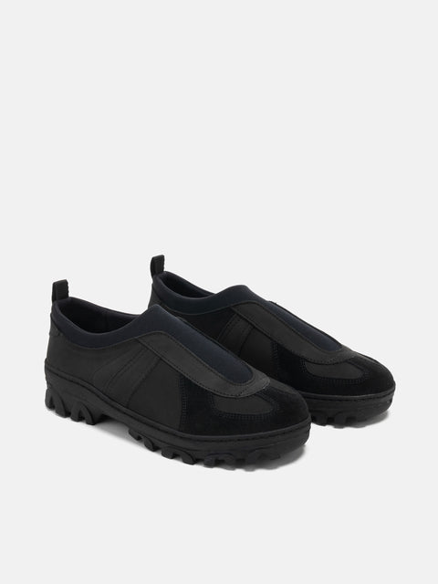 Reproduction Of Found 1728NS German Military Trainer Black, Sneakers