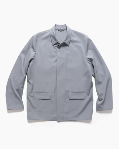 Rier Popeline Jacket Inox Wool, Jackets