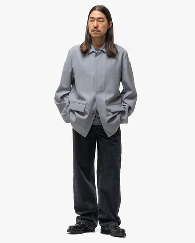 Rier Popeline Jacket Inox Wool, Jackets