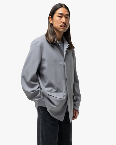 Rier Popeline Jacket Inox Wool, Jackets