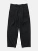 SOPHNET-Washer-Wool-Relax-Fit-Tuck-Slacks-Black-1