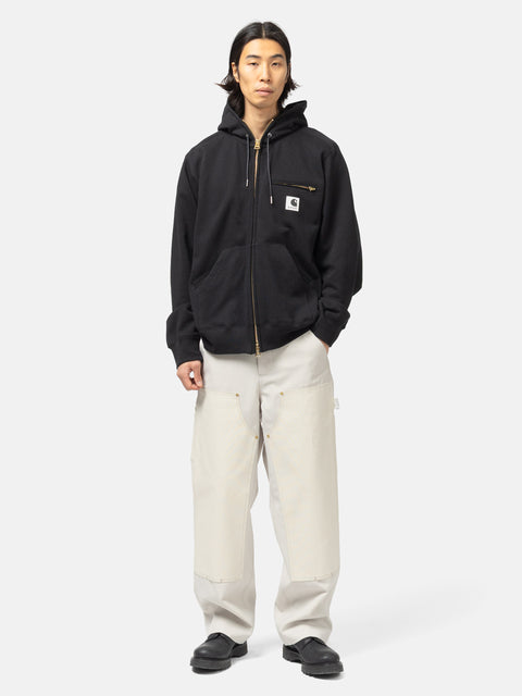 sacai x Carhartt WIP Cotton Jersey Hoodie Black, Sweatshirts