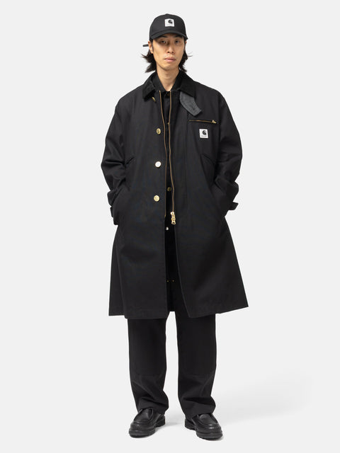 sacai x Carhartt WIP Duck Coat Black, Coats
