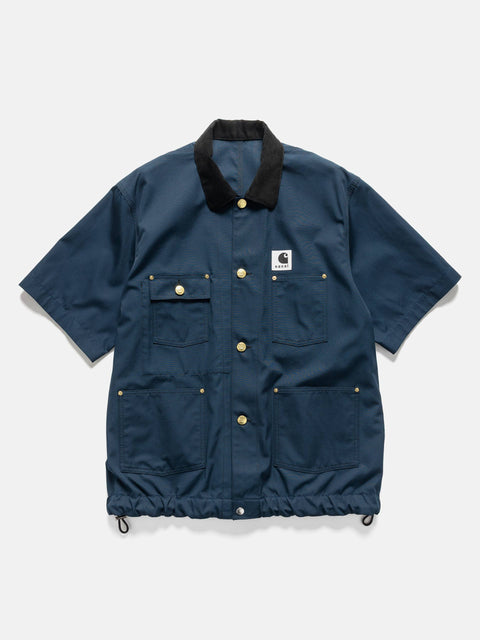 sacai x Carhartt WIP Duck Shirt Blue, Shirts