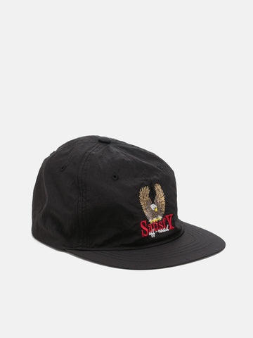Satisfy FliteSilk 5 Panel Pinch Cap Black, Caps