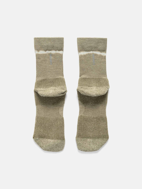 Satisfy Merino Nylon Tube Socks Tie Dye Covert Green, Socks