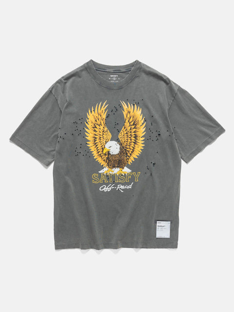 Satisfy MothTech T-Shirt #1 Faded Black, T-Shirts