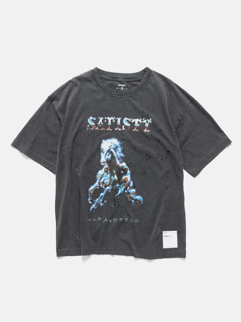 Satisfy MothTech™ T-Shirt #2 Aged Black, T-Shirts