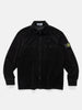 Flat shot of the Stone Island Cotton corduroy overshirt Black