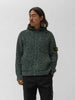 Stone Island Knit Hoodie Dark Green Melange, Sweaters