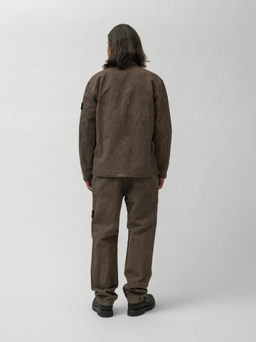 Stone Island Corduroy Overshirt Lead Grey, Shirts